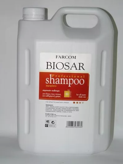Σαμπουάν Farcom Biosar Neutro για Όλους τους Τύπους Μαλλιών 3500ml