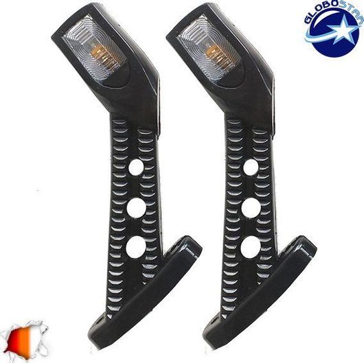 Φώτα Όγκου Φορτηγού GloboStar LED 24V 22.5cm Σετ 2τμχ Πορτοκαλί