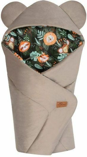 Κουβέρτα Καροτσιού Tesoro Lion Μπεζ