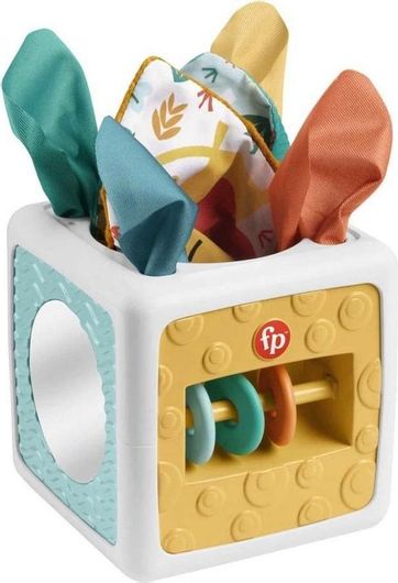 Κουτί Δραστηριοτήτων Fisher Price με Χαρτομάντηλα για 3+ Μηνών