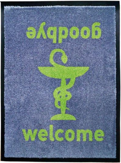 Πατάκι Εισόδου Sdim Pharmacy Mats A2 60x80cm Μπλε