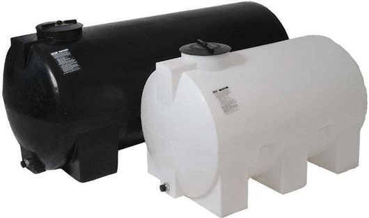 Δεξαμενή Νερού / Πετρελαίου Mavil 5-500 Πλαστική Κυλινδρική Οριζόντια 500lt Μαύρο