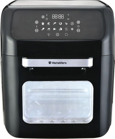 HomeVero Air Fryer 12lt Μαύρο HV-AF12XL
