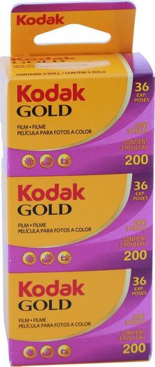 Kodak Color Negative Gold 200 Ρολό Φιλμ 35mm 3x36 Exposures