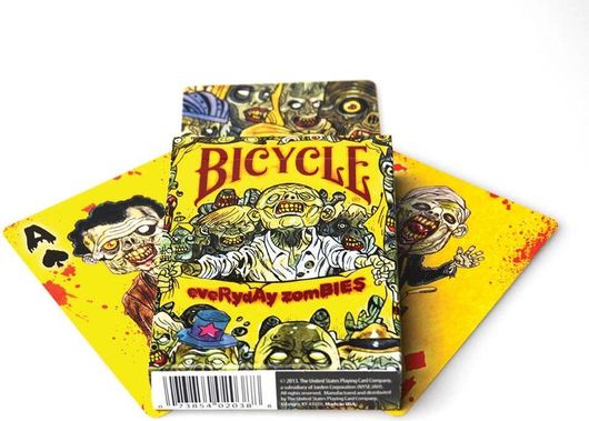 Τράπουλα U.S. Playing Card Company Bicycle Everyday Zombie Κίτρινο