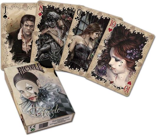 Τράπουλα U.S. Playing Card Company Bicycle Favole Μπεζ