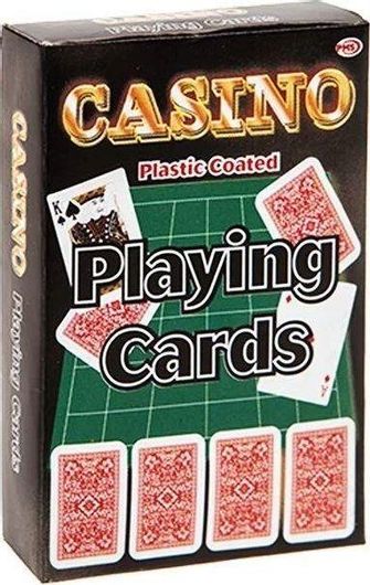 Τράπουλα Casino Πλαστικοποιημένη Κόκκινο