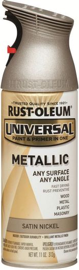 Σπρέι Βαφής Rust-Oleum Universal Metallic 400ml Satin Nickel