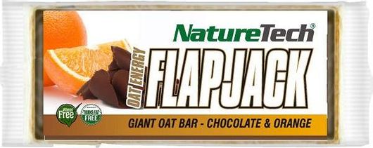 Μπάρα NatureTech Βρώμης / Flapjack με Σοκολάτα & Πορτοκάλι 100gr