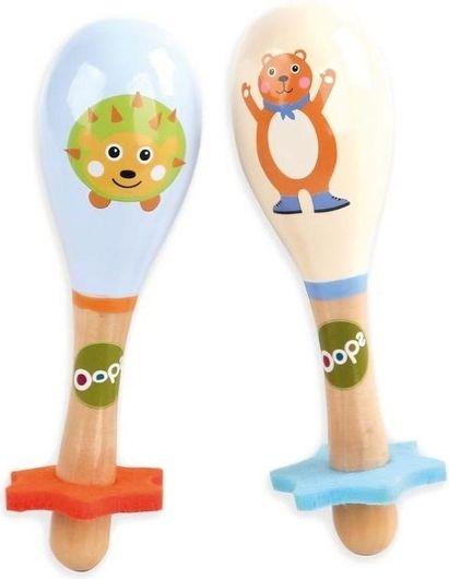 Κρουστό Μαράκες Oops Let's Dance Ξύλινο για 6+ Μηνών