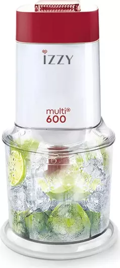 Πολυκόπτης Multi Izzy Multi 600 Red 600W με Δοχείο 600ml
