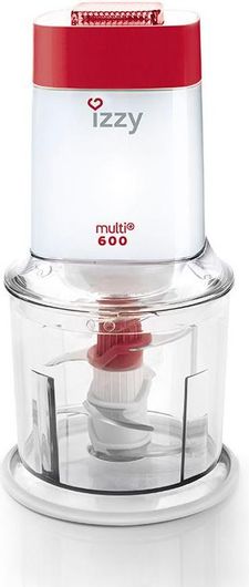 Πολυκόπτης Multi Izzy Multi 600 Red 600W με Δοχείο 600ml