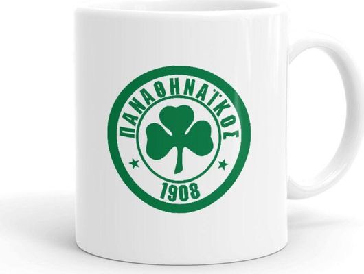 Κούπα koupakoupa ΠΑΟ Παναθηναϊκός Κεραμική 330ml Λευκό