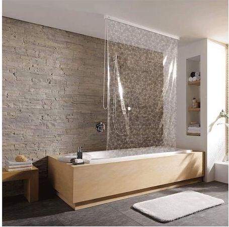 Κουρτίνα Μπάνιου Kleine Wolke Duschrollo Ρολό 128x240cm Διάφανο