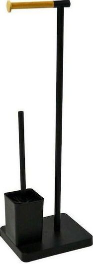 Σετ Αξεσουάρ Μπάνιου Ankor Μεταλλικό Μαύρο 2τμχ