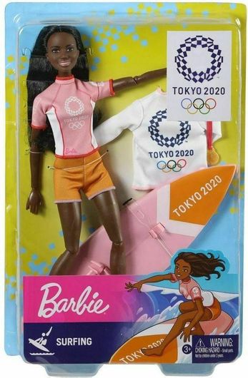 Κούκλα Mattel Barbie Tokyo 2020 Surfing για 3+ Ετών