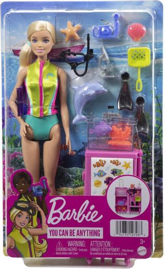 Barbie Βιολόγος της Θάλασσας για 3+ Ετών