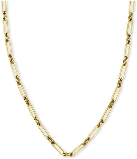 Αλυσίδα Rosefield Multilink από Ανοξείδωτο Ατσάλι 41cm-45cm JNCMG-J611 Κίτρινο