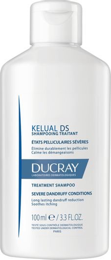 Σαμπουάν Ducray Kelual DS κατά της Σμηγματορροϊκής Δερματίτιδας για Όλους τους Τύπους Μαλλιών 100ml