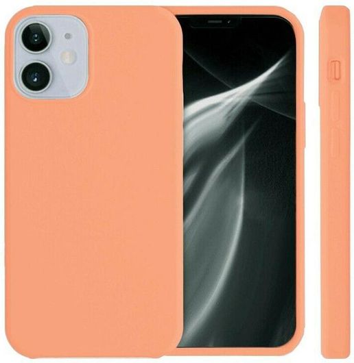 Θήκη Κινητού Back Cover για Apple iPhone 12 Mini Σιλικόνη Peach