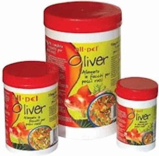 Τροφή Ερπετών All Pet Oliver Alimento In Fiocchi Per Pesci Rossi 60gr