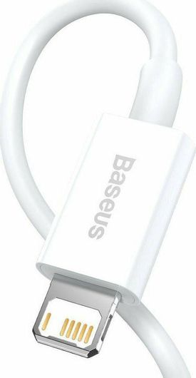 Καλώδιο Lightning Baseus Superior Series σε USB-A Regular 1m Λευκό