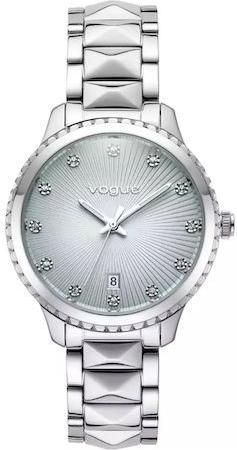 Γυναικείο Ρολόι Vogue 611382 με Μεταλλικό Μπρασελέ Ασημί