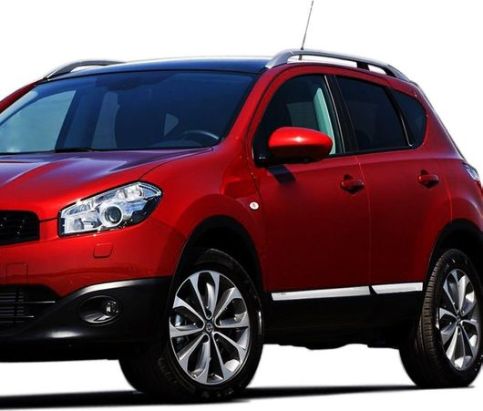 Φάσα Πόρτας S-dizayn Διακοσμητική Χρώμιο Μεταλλική για Nissan Qashqai 2007-2014 4τμχ