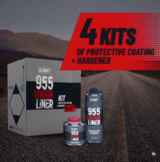 Σκληρυντής HB Body 955 Tough Liner Kit 3200ml