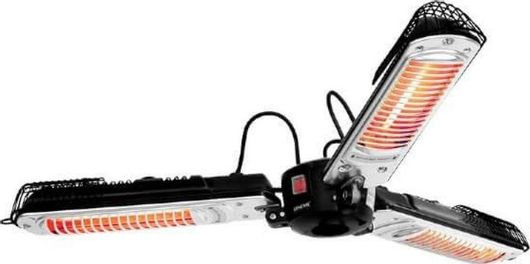 Σόμπα Κάτοπτρο Εξωτερικού Χώρου Lineme 70-00708 Υπερύθρων Ηλεκτρικό Κρεμαστό 2kW