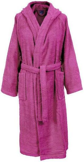 Μπουρνούζι Dimcol 3010 με Κουκούλα Σκούρο Μοβ 420gr/m² L