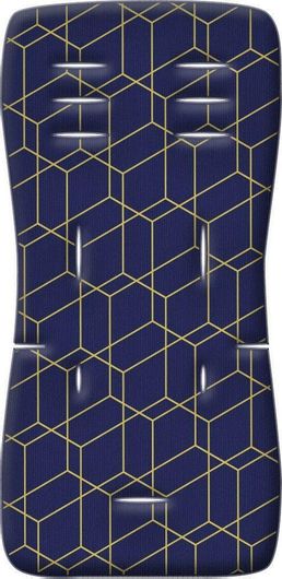 Στρώμα Καροτσιού Greco Strom 3D Fiber 40x45x6cm Honeycomb Blue