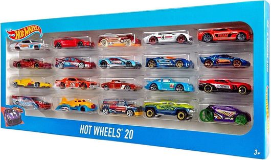 Σετ Αυτοκινητάκια Mattel Hot Wheels 20 για 3+ Ετών Διάφορα Σχέδια