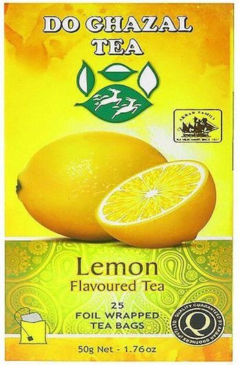 Μαύρο Τσάι Do Ghazal Tea Λεμόνι 25 Φακελάκια 2gr