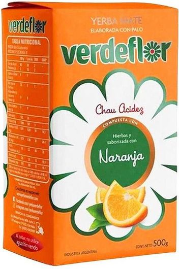Μάτε Τσάι Verdeflor με Πορτοκάλι 500gr