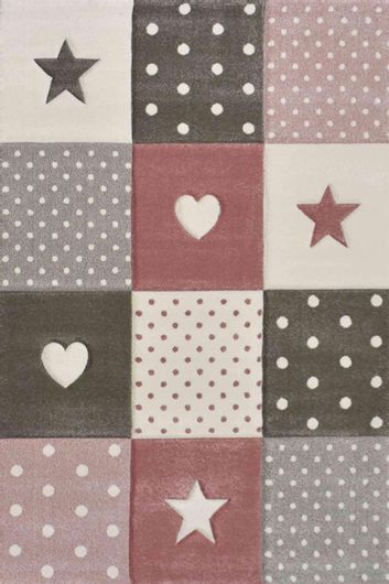 Παιδικό Χαλί Merinos Diamond 20339-755 133X190cm Γκρι