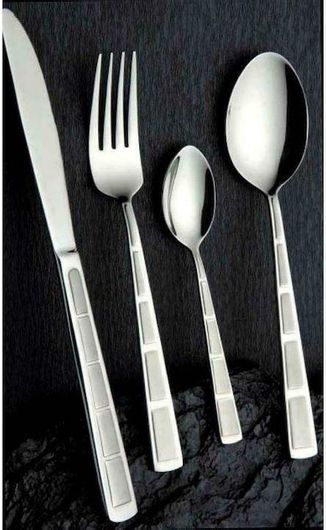 Σετ Μαχαιροπίρουνα Ankor Ασημί Ανοξείδωτα 72τμχ με Βαλίτσα