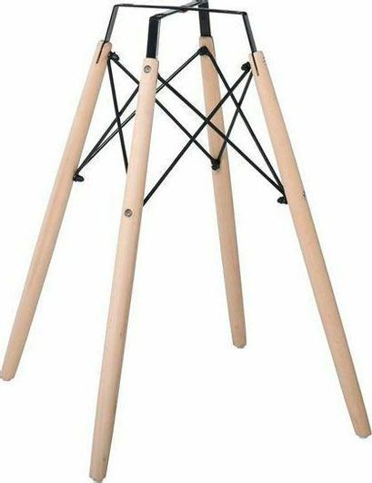 Βάση Τραπεζιού Woodwell Art Wood από Ξύλο Φυσικό 54x54x70cm