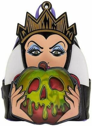 Παιδική Τσάντα Loungefly Evil Queen Apple Πλάτης 22.5x25x11.25cm Λευκό