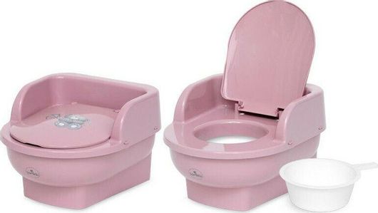 Γιο Γιο Lorelli Λεκάνη Bear με Καπάκι Έως 15kg Ροζ