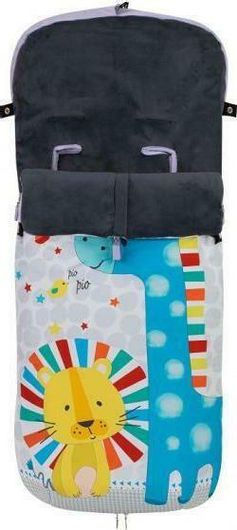 Ποδόσακος Καροτσιού Interbaby Jungle Universal Αδιάβροχος 105x46cm Πολύχρωμο