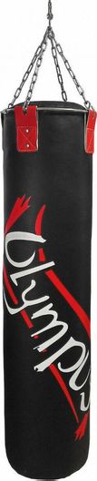 Σάκος Μποξ Olympus Sport 601010 Συνθετικός 38kg με Ύψος 120cm Μαύρο