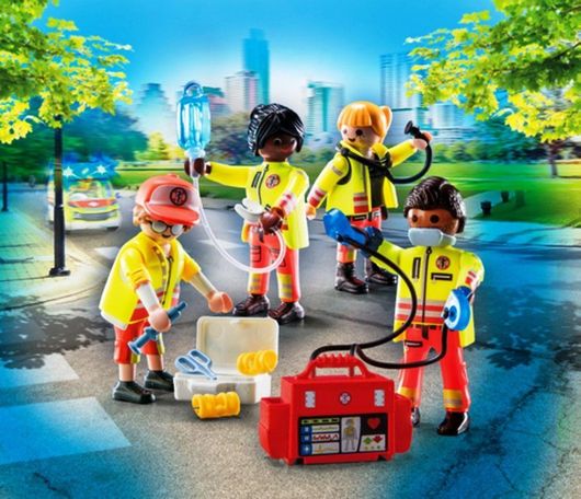 Playmobil City Life Ομάδα Διάσωσης για 4-10 ετών