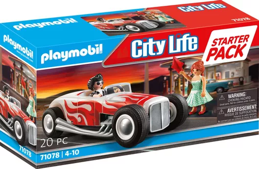Playmobil City Life Hot Rod για 4-10 ετών