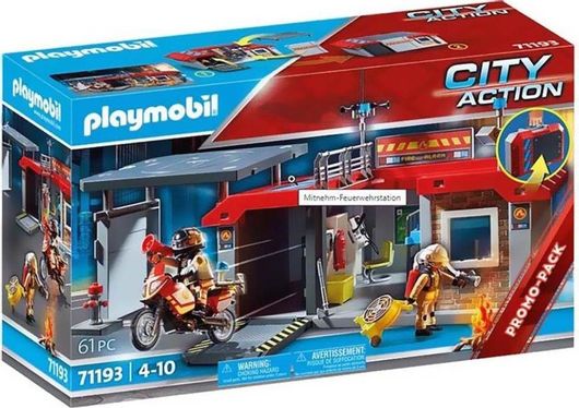 Playmobil City Action Πυροσβεστικός Σταθμός για 4+ Ετών #71193