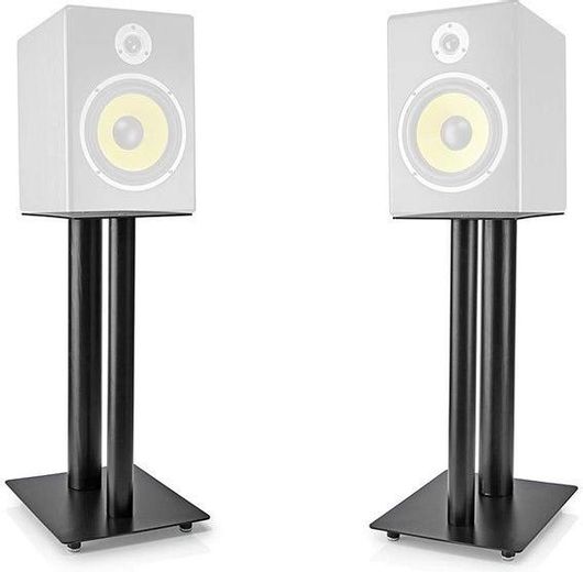Βάσεις Ηχείων Nedis SPMT2900BK Δαπέδου Ζεύγος Μαύρο