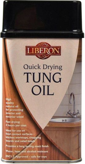 Λάδι Συντήρησης Liberon Quick Drying Tung Oil 250ml Άχρωμο