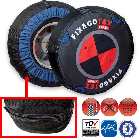 Χιονοκουβέρτες Fix&Go Tex Xtrem N1 Αντιολισθητικές για Αυτοκίνητο 4x4 2τμχ