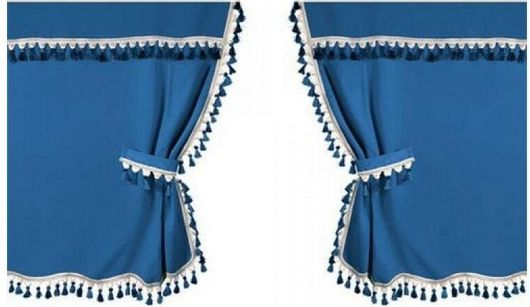 Κουρτινάκια Καμπίνας Φορτηγού Lampa Oscura 2τμχ Μπλε