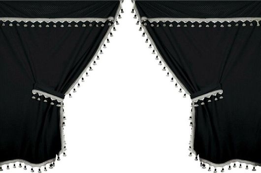 Κουρτινάκια Σκίαστρα Φορτηγού Lampa Premier Σετ 9τμχ Μαύρο